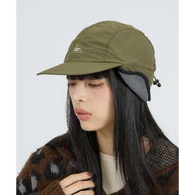 【POLER】 NYLON FLAP CAP / ナイロン フラップ キャップ【 （カーキ）