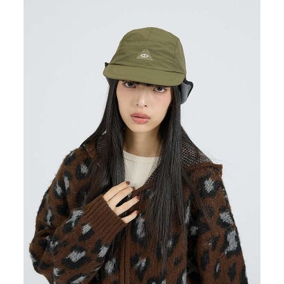 【POLER】 NYLON FLAP CAP / ナイロン フラップ キャップ【 （ブラック）｜詳細画像