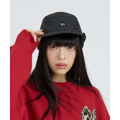 【POLER】 NYLON FLAP CAP / ナイロン フラップ キャップ【 （ブラック）｜詳細画像