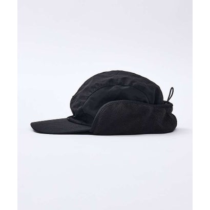 【POLER】 NYLON FLAP CAP / ナイロン フラップ キャップ【 （ブラック）｜詳細画像