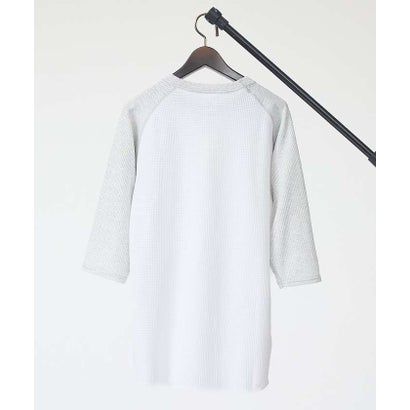【JEMORGAN /ジェーイーモーガン 】ワッフルラグランスリーブ7分袖Tシャ （グリーン系その他1）｜詳細画像
