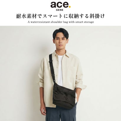 ace.GENE エースジーン 正規品5年保証 ショルダーバッグ メンズ レディース 斜めがけ ブランド 小さめ カジュアル 大人 斜めがけバッグ かっこいい おしゃれ 7L A5 撥水 防水 ラグマスター2 17766（ネイビー）｜詳細画像