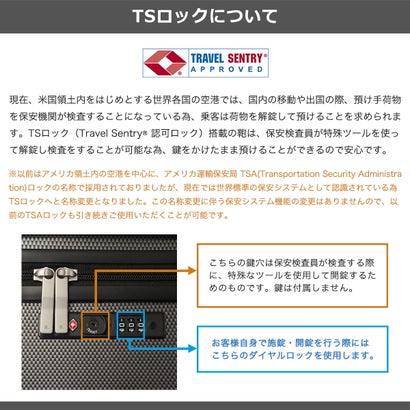 エーストーキョー 正規品10年保証 スーツケース メンズ レディース 機内持ち込み 37L 4泊 3泊 3泊4日 キャスターストッパー付 TSロック フロントオープン 旅行 出張 エース パリセイド3-Z 06912（ブラックカーボン）｜詳細画像