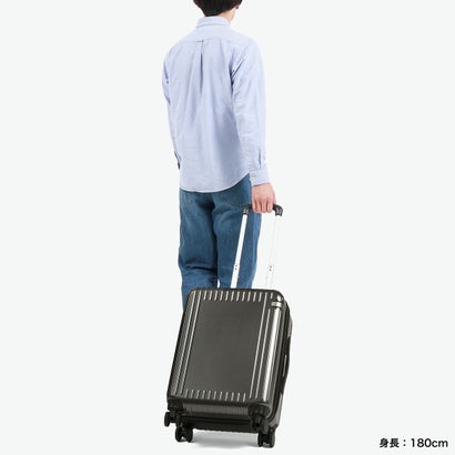 正規品10年保証 スーツケース メンズ レディース 機内持ち込み 32L 4泊 3泊 3泊4日 キャスターストッパー付 TSロック 国内旅行 旅行 出張 エース パリセイド3-Z 06913 （ヘアラインブロンズ）｜詳細画像