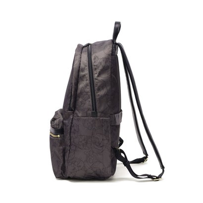 正規品5年保証 リュック レディース バッグ ブランド 大人 きれいめ カジュアル 軽量 小さめ 19L A4 猫 ネコ コラボ 旅行 HAyU×ace. HAyU ユッカ リュックサック 17836 （モカ(ネコヘッド柄)）｜詳細画像