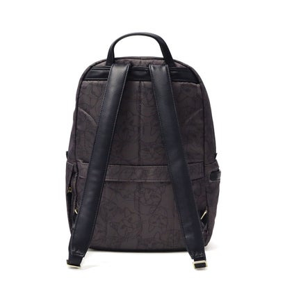 正規品5年保証 リュック レディース バッグ ブランド 大人 きれいめ カジュアル 軽量 小さめ 19L A4 猫 ネコ コラボ 旅行 HAyU×ace. HAyU ユッカ リュックサック 17836 （モカ(ネコヘッド柄)）｜詳細画像
