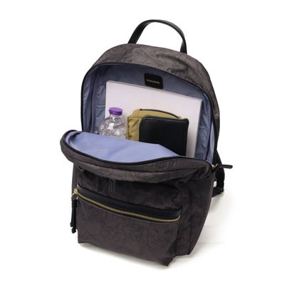 正規品5年保証 リュック レディース バッグ ブランド 大人 きれいめ カジュアル 軽量 小さめ 19L A4 猫 ネコ コラボ 旅行 HAyU×ace. HAyU ユッカ リュックサック 17836 （モカ(ネコヘッド柄)）｜詳細画像