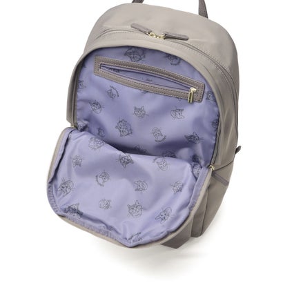 正規品5年保証 リュック レディース バッグ ブランド 大人 きれいめ カジュアル 軽量 小さめ 19L A4 猫 ネコ コラボ 旅行 HAyU×ace. HAyU ユッカ リュックサック 17836 （モカ(ネコヘッド柄)）｜詳細画像
