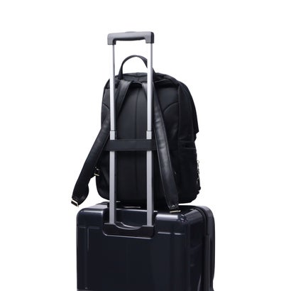 正規品5年保証 リュック レディース バッグ ブランド 大人 きれいめ カジュアル 軽量 小さめ 19L A4 猫 ネコ コラボ 旅行 HAyU×ace. HAyU ユッカ リュックサック 17836 （モカ(ネコヘッド柄)）｜詳細画像