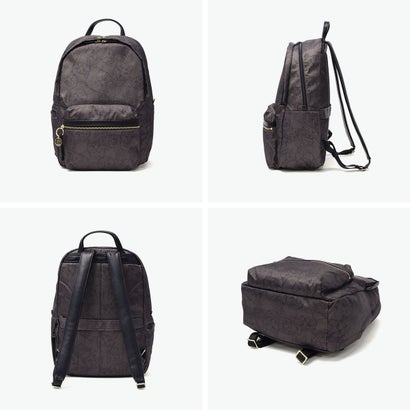正規品5年保証 リュック レディース バッグ ブランド 大人 きれいめ カジュアル 軽量 小さめ 19L A4 猫 ネコ コラボ 旅行 HAyU×ace. HAyU ユッカ リュックサック 17836 （モカ(ネコヘッド柄)）｜詳細画像