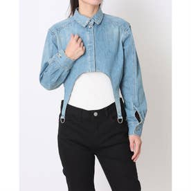 Cropped Jean Shirt （ブルー）