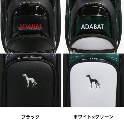 キャディバッグ メンズ レディース ゴルフ カート 9型 9.0型 かっこいい ロゴ ブランド カート式 カート型 47インチ 5分割 ラウンド キャディ ABC441 （ブラック）｜詳細画像