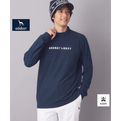 【ADABAT NAVY】ブラッシュドサーモモックT （ブラック(019)）｜詳細画像