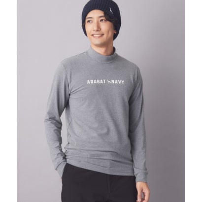 アダバット adabat 【ADABAT NAVY】ブラッシュドサーモモックT （グレー(012)）｜詳細画像