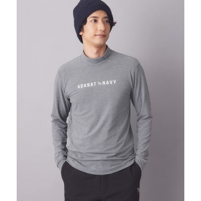 アダバット adabat 【ADABAT NAVY】ブラッシュドサーモモックT （ブルー(093)）｜詳細画像