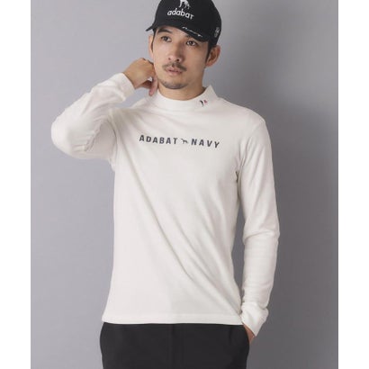 アダバット adabat 【ADABAT NAVY】ブラッシュドサーモモックT （ブルー(093)）｜詳細画像