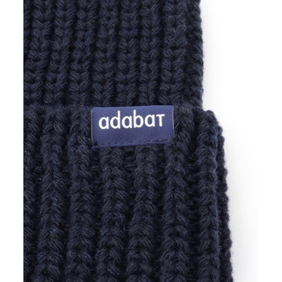 【ADABAT NAVY】ニットキャップ （チャコールグレー(014)）｜詳細画像