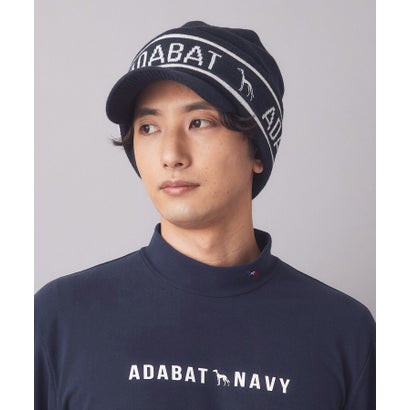 アダバット adabat 【ADABAT NAVY】ツバ付き ニットキャップ （ネイビー(094)）｜詳細画像