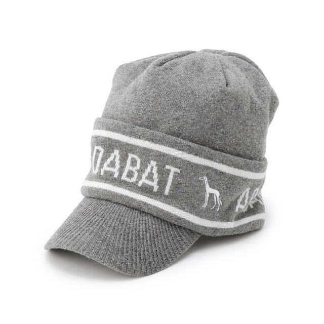【ADABAT NAVY】ツバ付き ニットキャップ （チャコールグレー(014)）