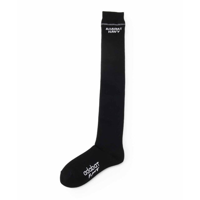 ◆【ADABAT NAVY】ニーハイソックス （ブラック(019)）