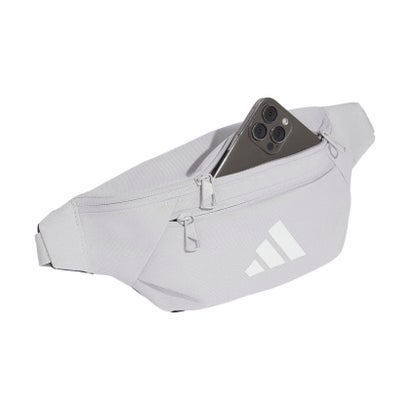 アディダス adidas 必需品 ウエスト バッグ かばん フィット感 耐久性 持ち運び おでかけ 散歩 荷物入れ  KLA19 （KF9735 ライトグレーヘザーソ）｜詳細画像