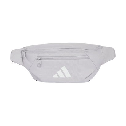 アディダス adidas 必需品 ウエスト バッグ かばん フィット感 耐久性 持ち運び おでかけ 散歩 荷物入れ  KLA19 （KF9735 ライトグレーヘザーソ）｜詳細画像