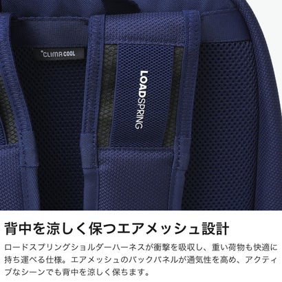 リュック メンズ レディース 大容量 通学 ブランド 軽量 軽い カジュアル おしゃれ シンプル 通勤 旅行 スポーツ 部活 B4 A4 30.2L イーピーエス バックパック 30L HM227 （BLACK×BLACK）｜詳細画像