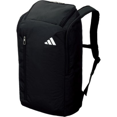 アディダス adidas サッカー ボール用デイパック 35L ブラック 黒 リュック リュックサック 通学 部活 サッカー バレーボール 中学 （ブラック）｜詳細画像