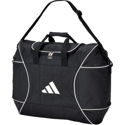 アディダス adidas サッカー ボールバッグ 6個入れ フットサル ボール サッカーボール サッカー用品 持ち運び ショルダーストラップ （ブラック）｜詳細画像
