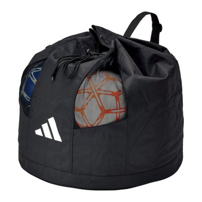 アディダス adidas サッカー ボールバッグ10個入れ ブラック サッカー フットサル ボール サッカーボール サッカー用品 ボールバッ （ブラック）｜詳細画像