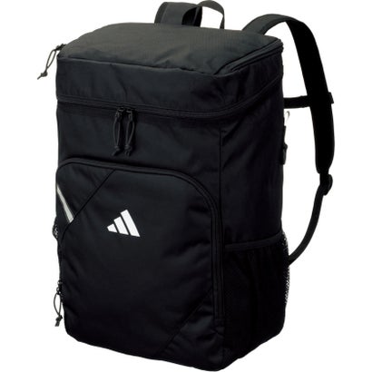 アディダス adidas サッカー ボール用デイパック 30L ブラック 黒 リュック リュックサック 通学 部活 サッカー バレーボール 中学 （ブラック）｜詳細画像