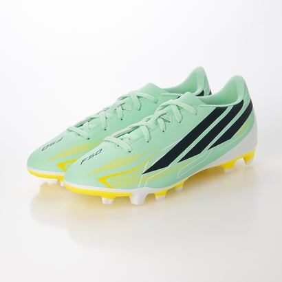 アディダス F50 ハイパーファスト CLUB FxG ジュニア(グリーン×ネイビー×イエロー)｜詳細画像
