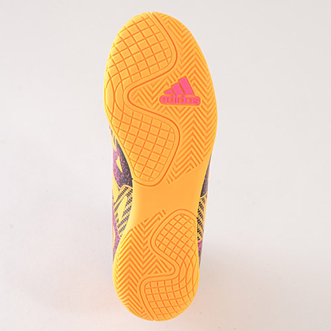 adidas アディダス エックス 15.4 IN ジュニア(イエロー×ピンク) IUS23