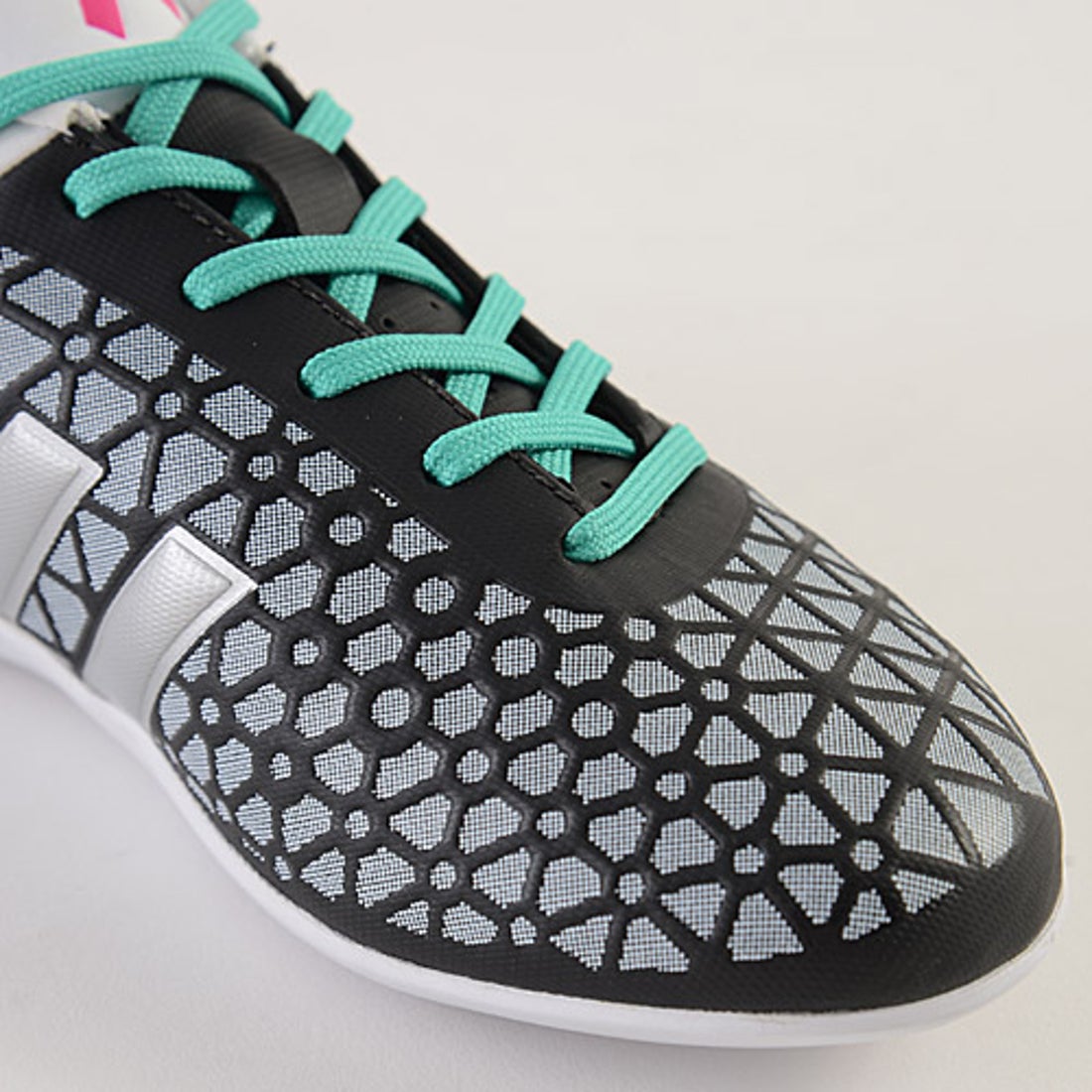 adidas アディダス エース 15.3 IN ジュニア(ブラック×シルバー) KCU68