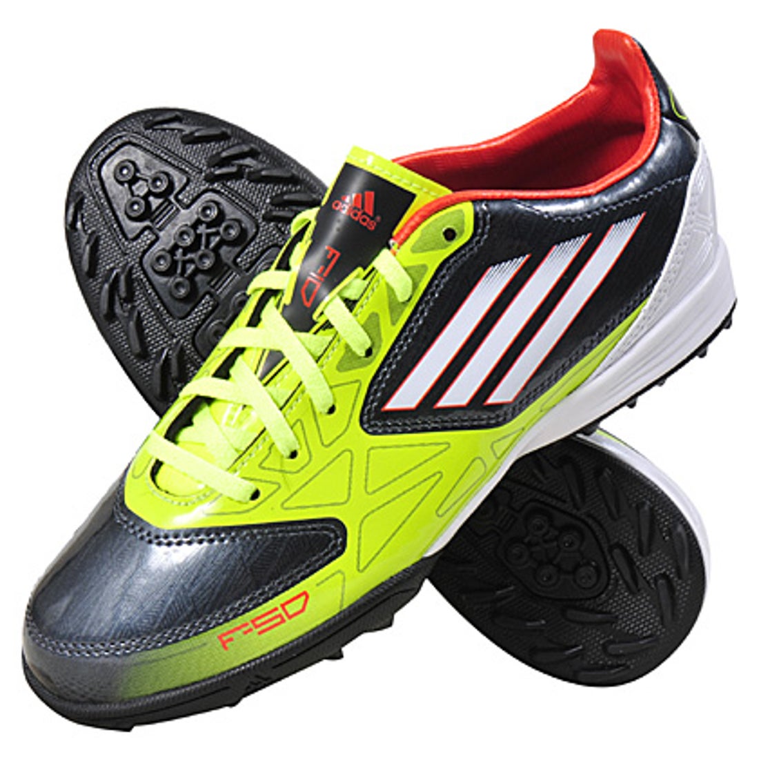 adidas アディダス F10 TRX TF ジュニア(チャコール×レモン) V20440