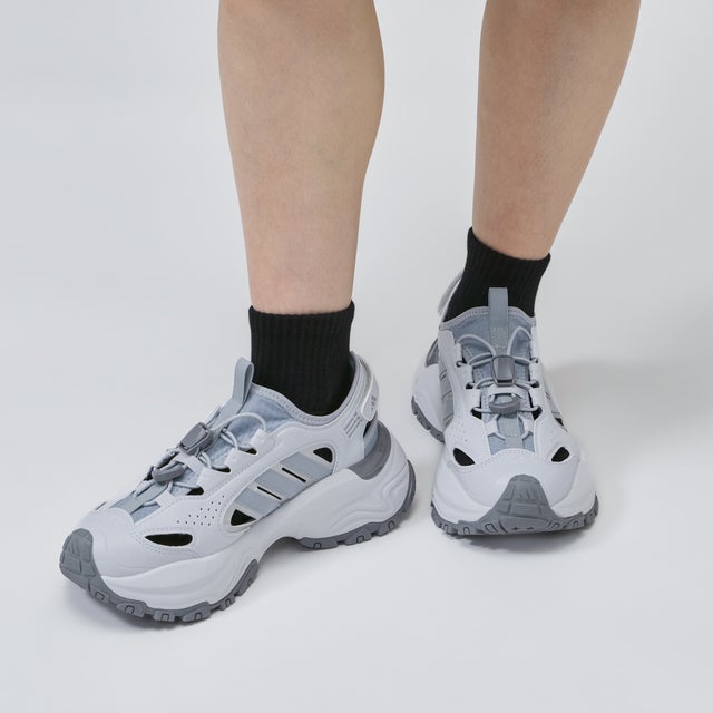 スポーツサンダル SNEAKER_U_26SS キッズ用 ライト ウーブン テーパード アンクル丈 パンツ KH5991 （ダッシュグレー/ヘイローシルバー/グレー）