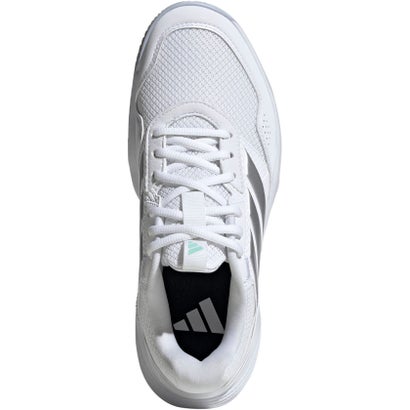 アディダス adidas アディダス adidas テニス ゲームコート 3 オールコート テニス / GameCourt 3 All Court Tennis レディース シューズ 軽 （フットウェアホワイト/シル）｜詳細画像