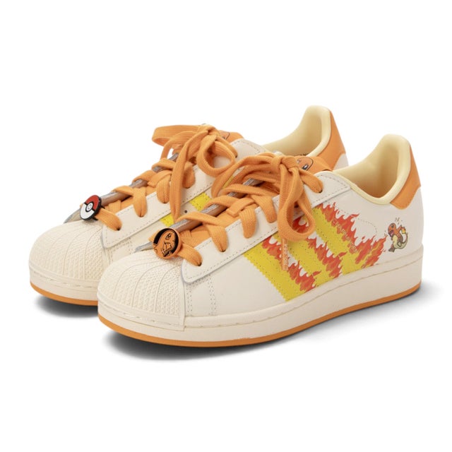 SUPERSTAR II Cream White / Shock Yellow / Bright Orange【KI2855】 （Cream White / Shock Yellow / Bright Orange）