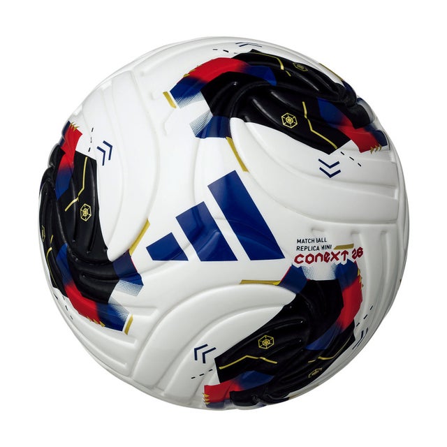 サッカー コネクト26ミニ ボール レプリカ 直径13cm 日本オリジナルカラー フットボール 小型 試合 練習 トレー （ホワイト）