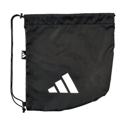 アディダス adidas サッカー ボールバッグ1個入れ ブラック メットシルバー サッカー フットサル サッカーボール 部活 球技 ボール （ブラック×メットシルバー）｜詳細画像