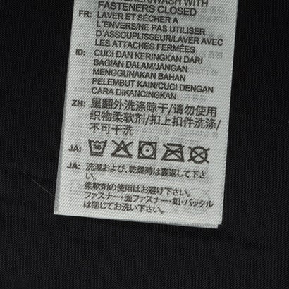ジュニア ベンチコート ロングコート キッズ JW2484 （ブラック/ホワイト）｜詳細画像