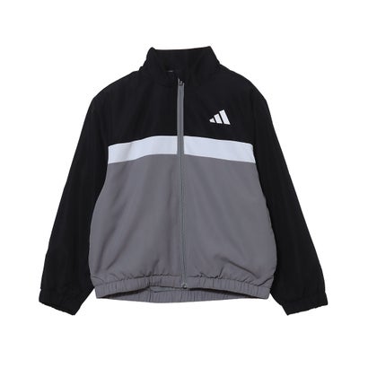 アディダス adidas ジュニア ウインドジャケット K CB ウーブン ジャケット LG6950 （ブラック）｜詳細画像