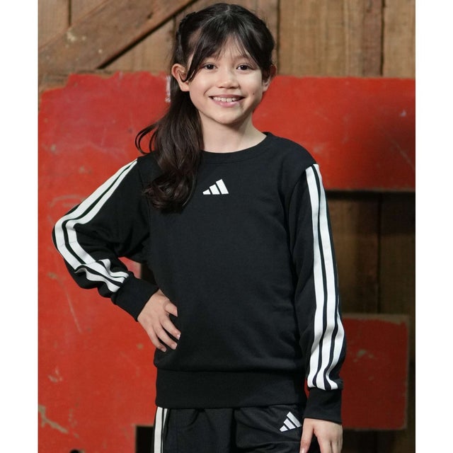トレーナー スウェット キッズ 子供 スポーティー KMH3SFTクルースウェット （BK/WT）