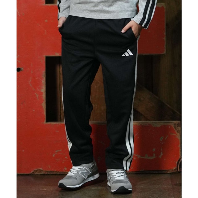 ロングパンツ キッズ 子供 スウェット パンツ KMH3Sトラックパンツ （BK/WT）