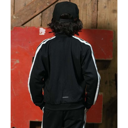 アディダス adidas ジャージ トラックジャケット キッズ 子供 スポーティー KMH3Sトラックトップ （BLACK）｜詳細画像