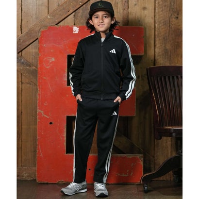 アディダス adidas ジャージ トラックジャケット キッズ 子供 スポーティー KMH3Sトラックトップ （BLACK）｜詳細画像