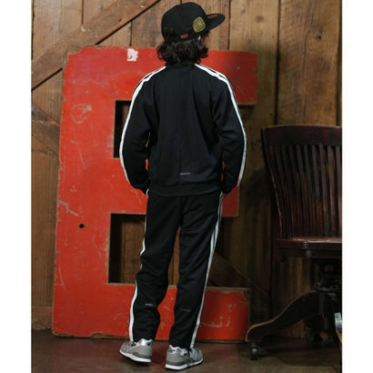 アディダス adidas ジャージ トラックジャケット キッズ 子供 スポーティー KMH3Sトラックトップ （BLACK）｜詳細画像