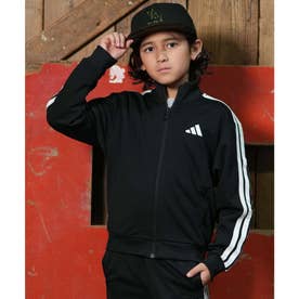 ジャージ トラックジャケット キッズ 子供 スポーティー KMH3Sトラックトップ （BLACK）