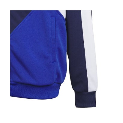 アディダス adidas アディダス/キッズ/U MH CB ウォームアップジャケット （ダークブルー/チームロイヤルブルー/ホワイト）｜詳細画像