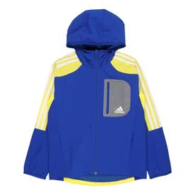 ジュニア ウインドジャケット YB プレミアム ウィンドジャケット HM7147 （ブルー）
